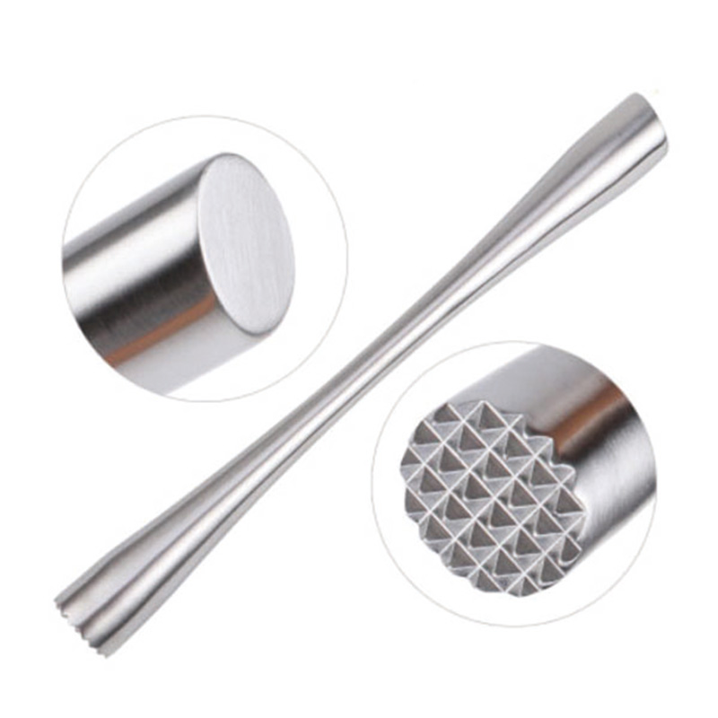 [巴果果]不鏽鋼碎冰棒 碎冰錘 檸檬汁搗壓棒 搗汁棒 壓汁棒 荷搗碎棒BY155-02