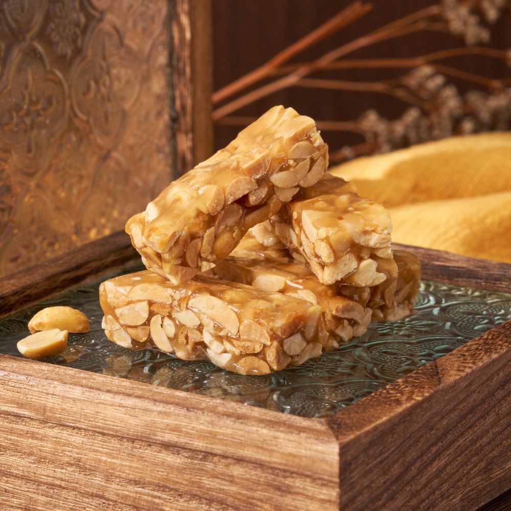 新包裝優惠 花生糖 古早味 麥芽糖 花生軟糖 日本進口海藻糖 年貨 茶點 下午茶 點心 名產 快速出貨【周周生活】, , large