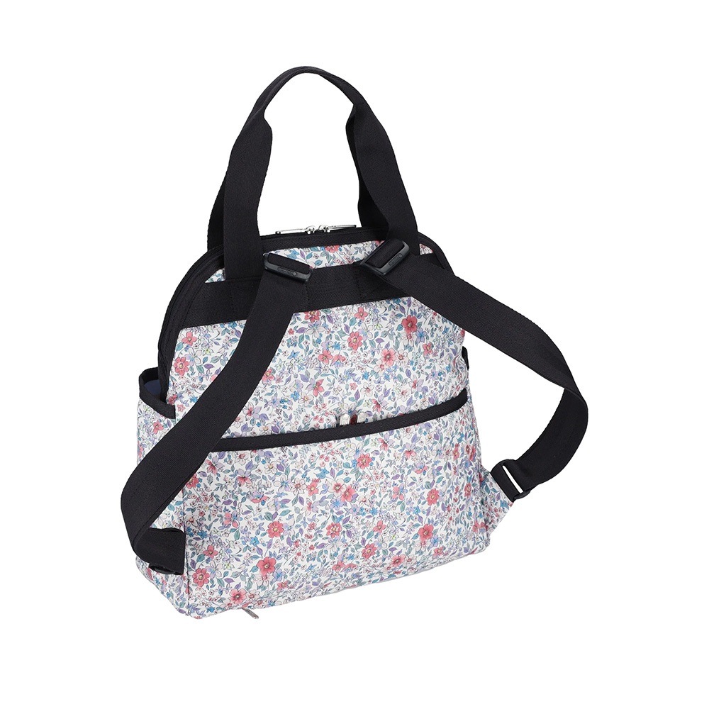 |快速出貨|Lesportsac Double Trouble Backpack 手提兩用後背包媽媽包 - 織錦花語, , large