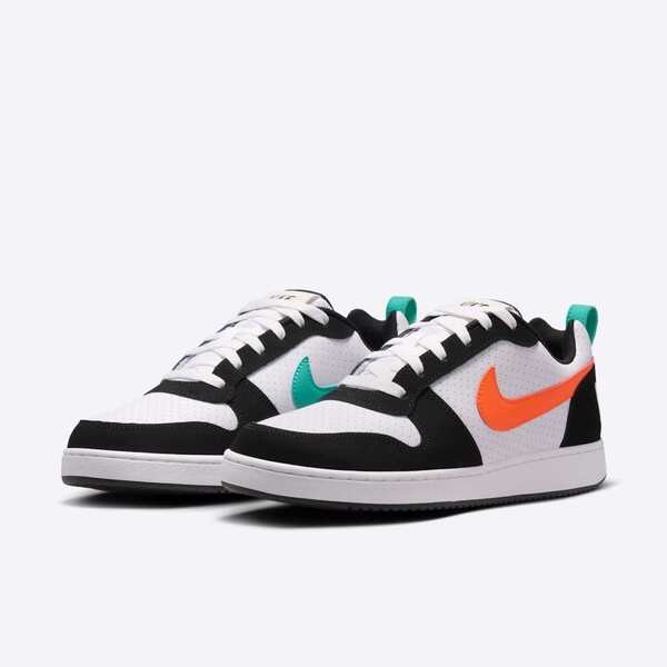 Kixpress-Nike Court Borough Low 女 運動休閒鞋 低筒 舒適 穿搭 黑 橘 [FD9918-181], , large