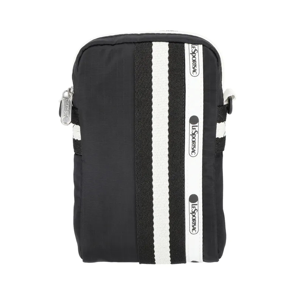 |快速出貨|Lesportsac Mini Web Crossbody 隨身小包 手機包/ 滾邊夜幕黑, , large