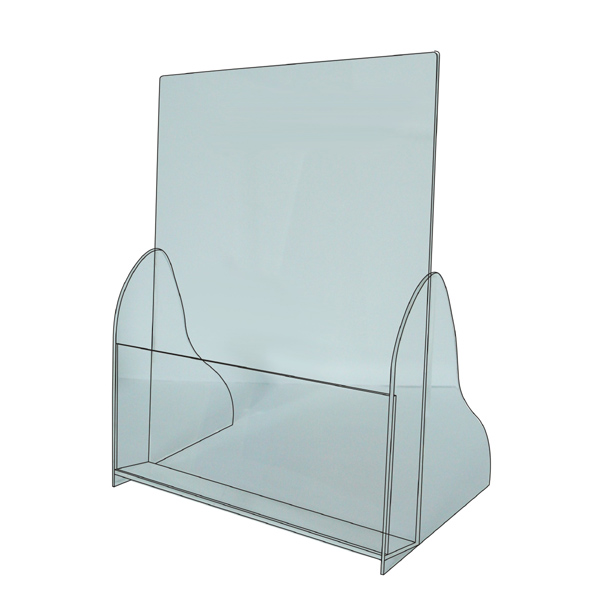 【 徠福 】壓克力型錄架-A4規格(單層) / 個 NO.1214