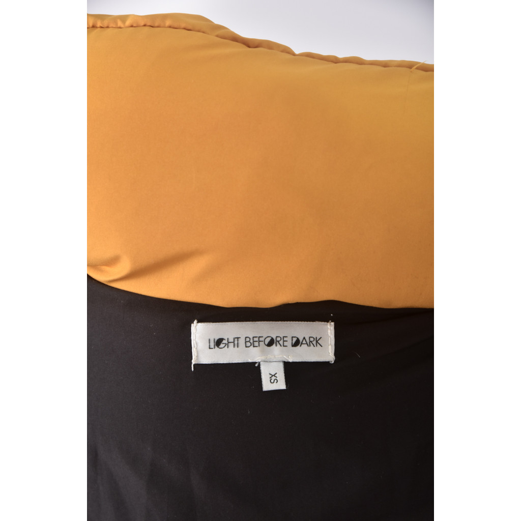 (2XL) light before dark質感連帽黃色外套二手衣, , large