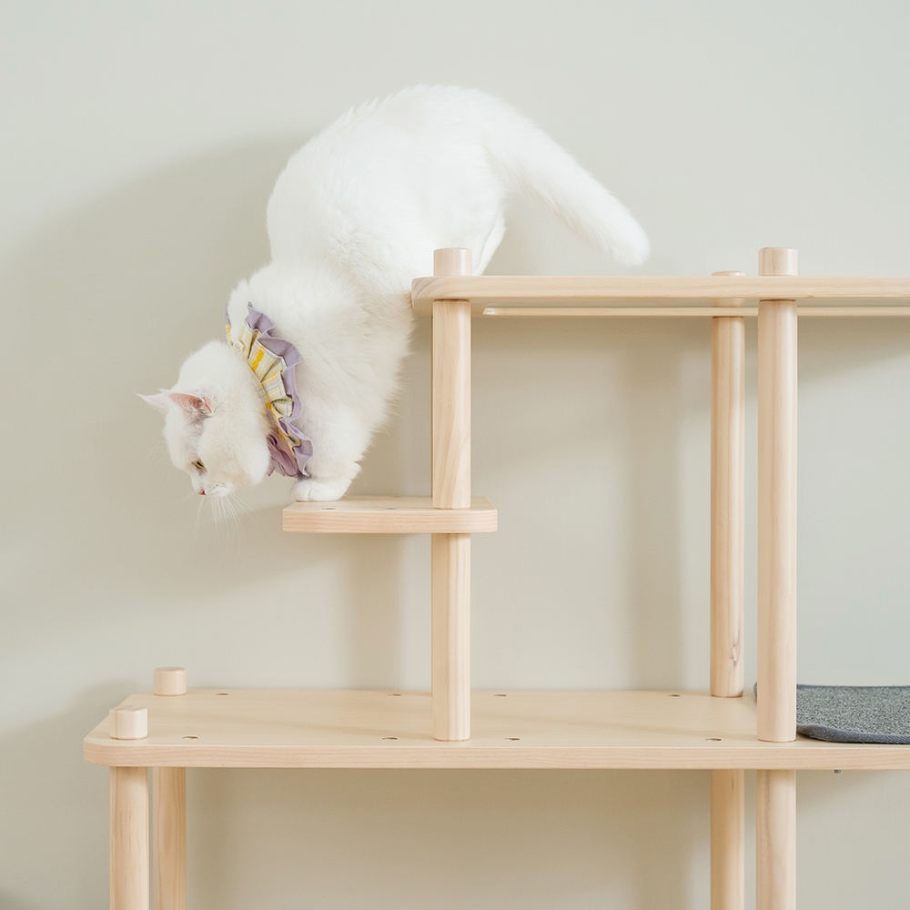 【paipaipets】Bien Bien Cat Tree - Short-Legged Cat Deluxe Jumping Platform, , large