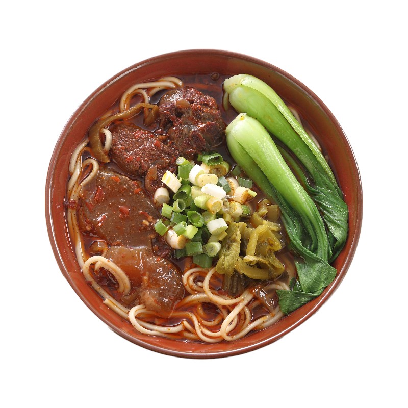 Spicy Beef and beef tendon noodles soup, , large