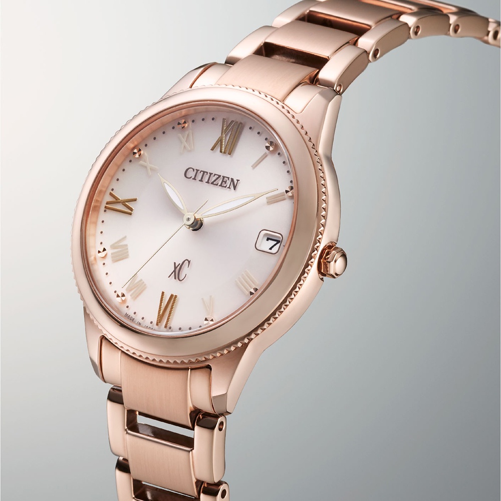 CITIZEN 星辰 XC 亞洲限定 情人節推薦款 光動能女錶 EO1232-56W, , large