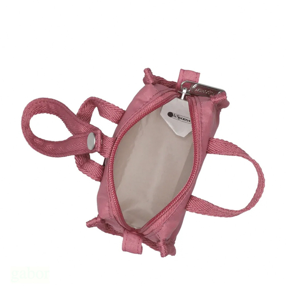 LeSportsac Micro Weekender Charm 小吊掛飾零錢包 送禮-柔霧莓紫, , large