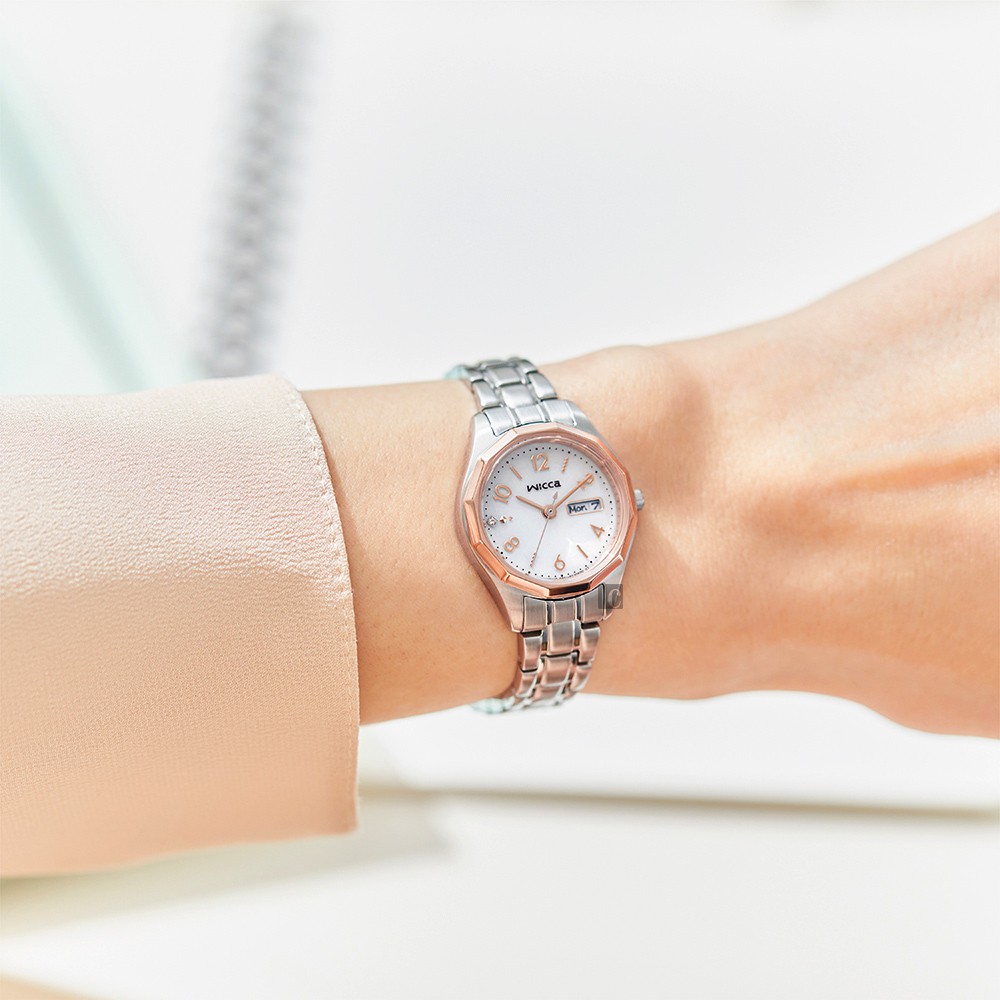 CITIZEN 星辰 Wicca 太陽能時尚女錶-26.5mm KH3-533-11, , large