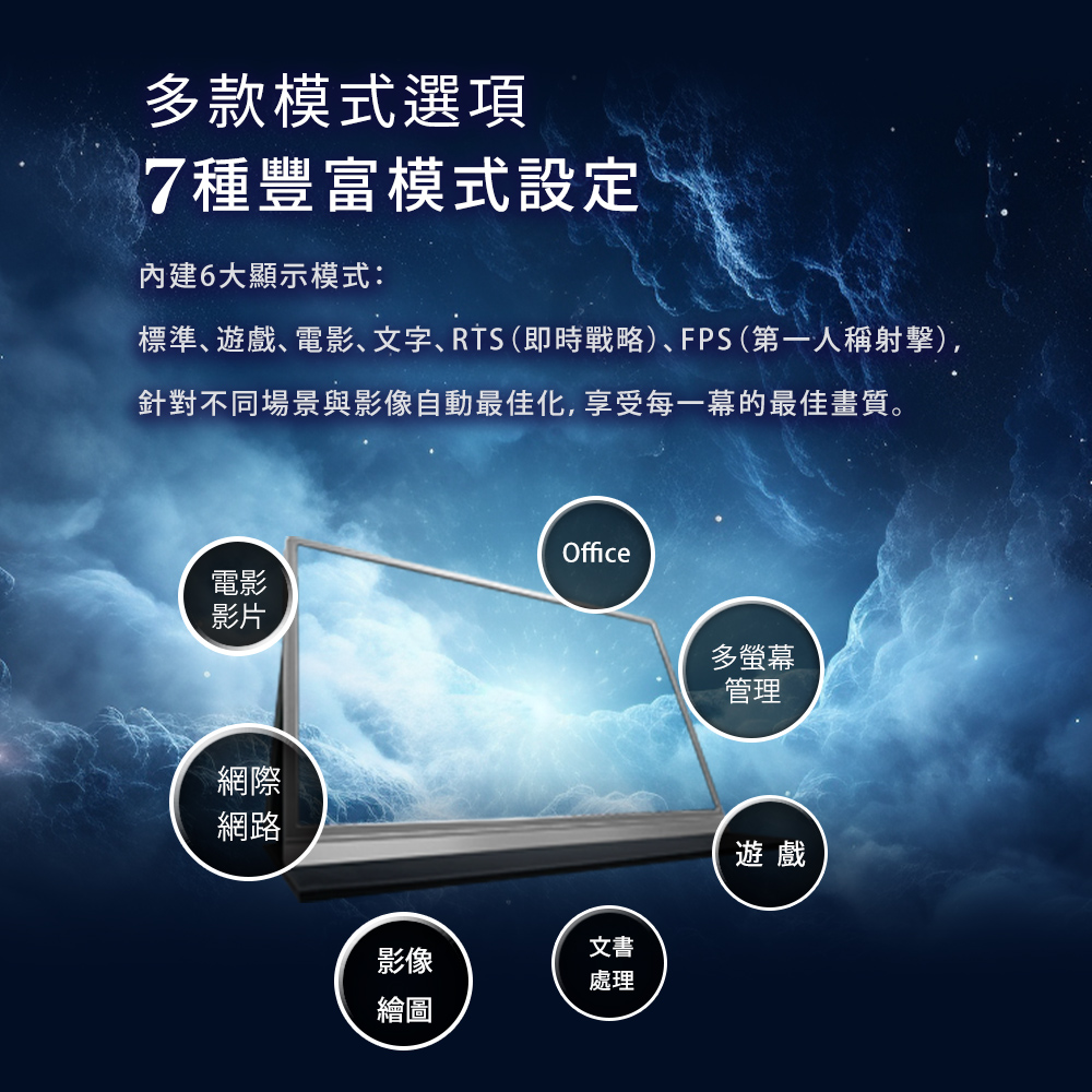 贈螢幕清潔三件組【台陞科技】REAICE 日本Winten 15.6型IPS超薄型可攜式外接螢幕 WT-156H2-BS, , large