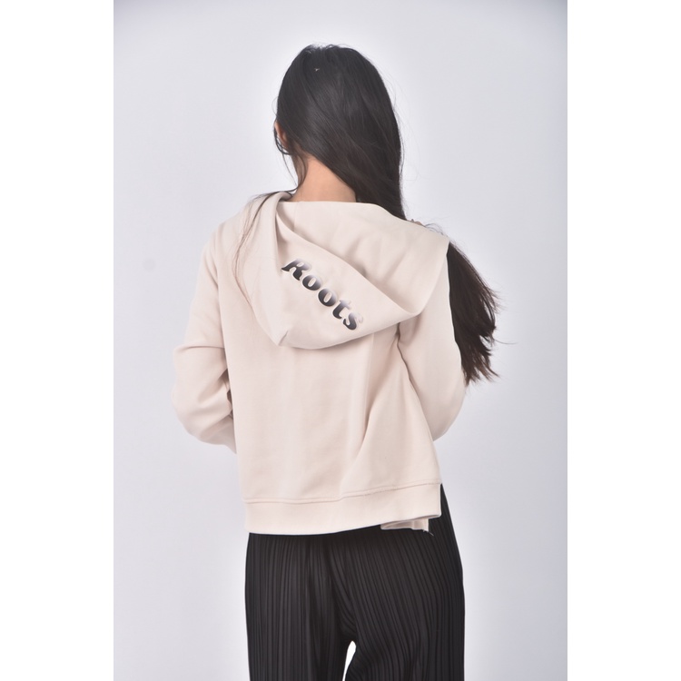 (S) roots質感連帽杏色外套二手衣, , large