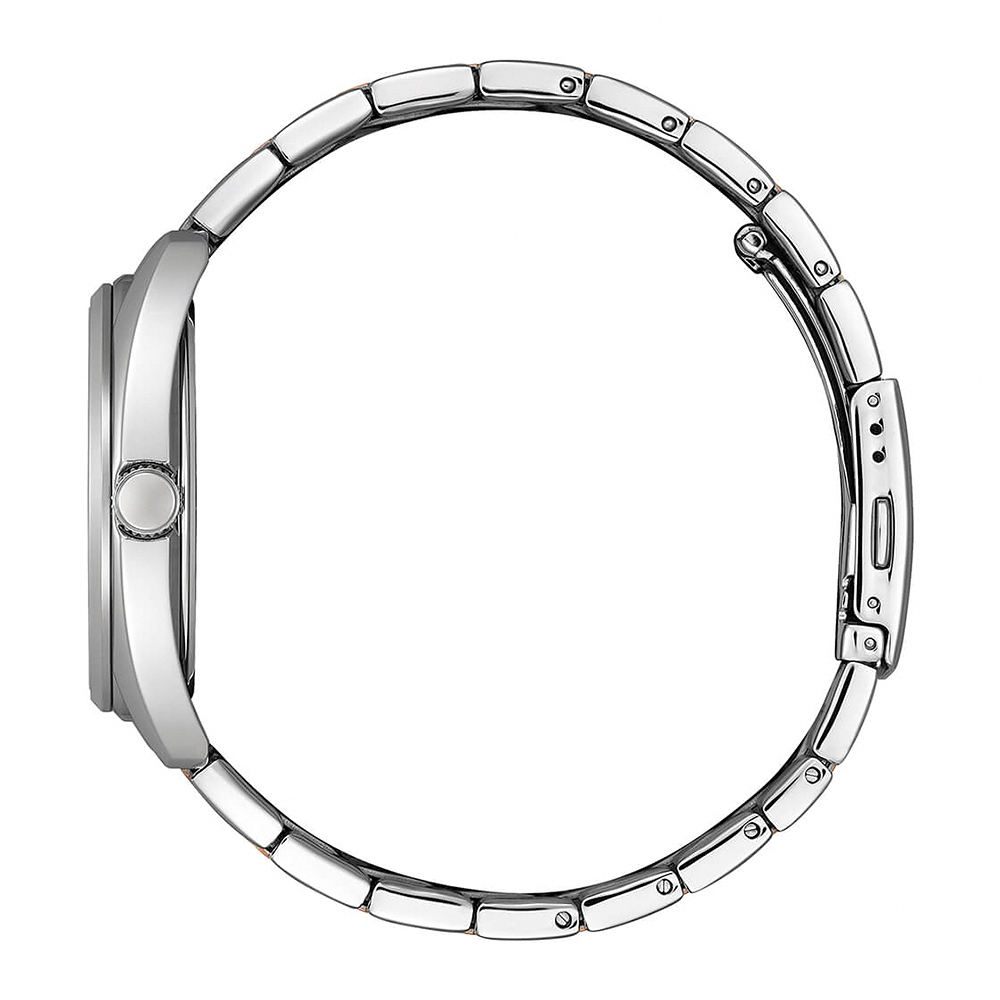 CITIZEN 星辰 限量 紳士日期手錶 送禮-銀x黑/41mm BI5100-58E, , large