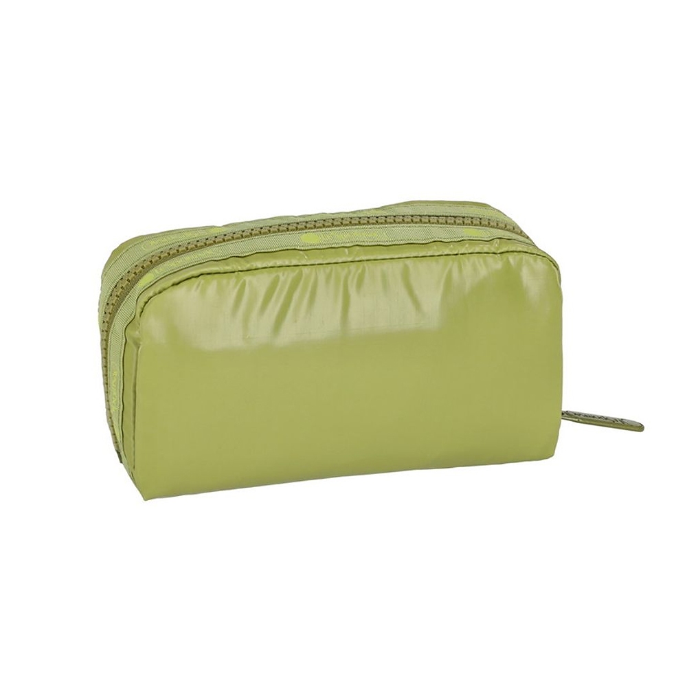 |快速出貨|Lesportsac Rectangular Cosmetic 長形化妝包/ 亮面橄欖綠, , large