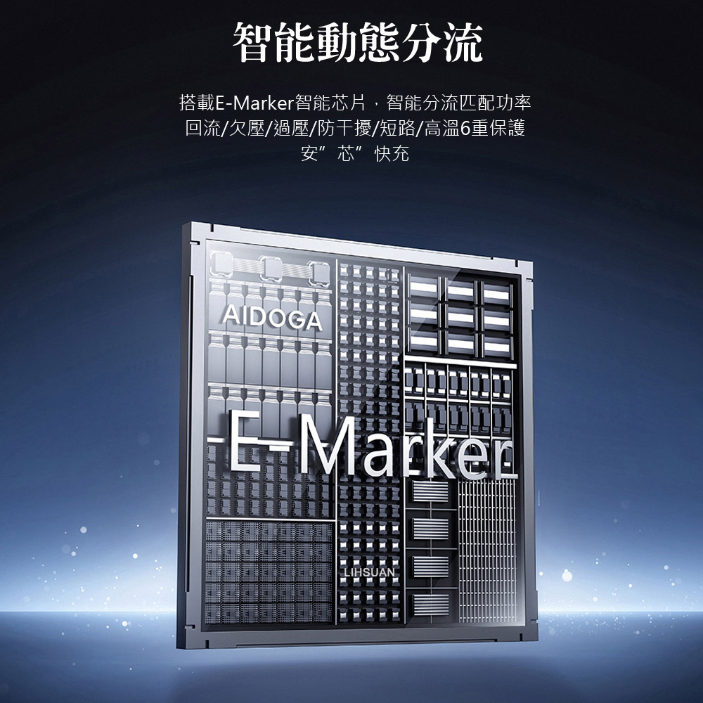 AIDOGA DC4191 C to C+Apple Watch Charging cable, , large