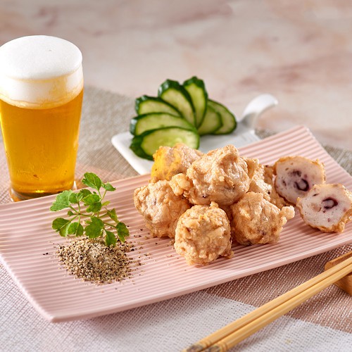 【史家庄方便廚房】【熟客老饕必買】特級手工花枝丸。黑輪。螺旋丸各一包。, , large
