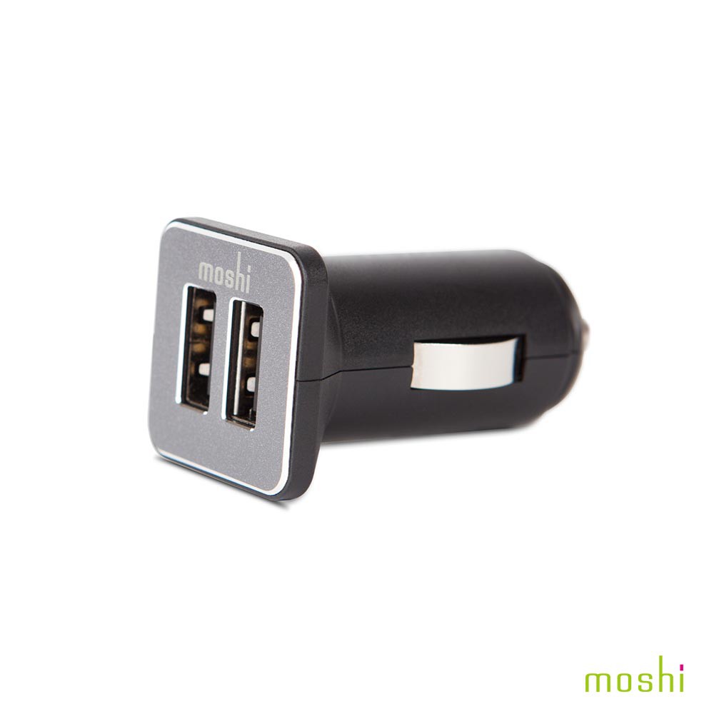 Moshi Car Charger Duo 車用雙端口充電器 USB 2.4A LED指示燈