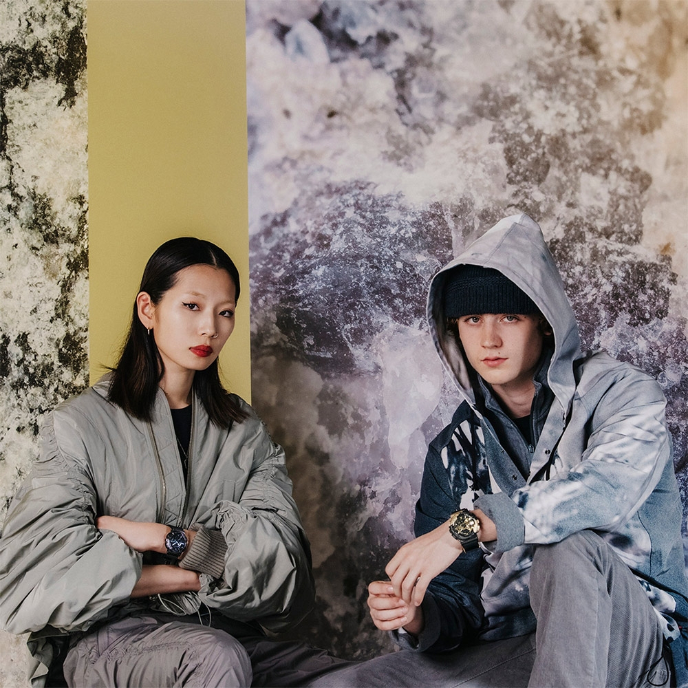 CASIO 卡西歐 G-SHOCK 40 週年探險家之石系列 雙顯手錶 GM-114GEM-1A9, , large