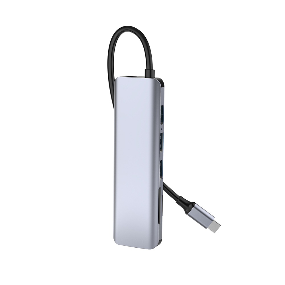 【WiWU】Alpha系列 USB-C HUB 七合一多功能集線器A731HC, , large