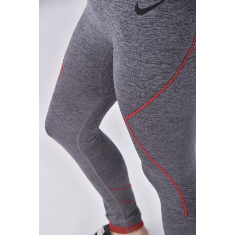 (S) nike運動緊身灰色長褲二手衣, , large