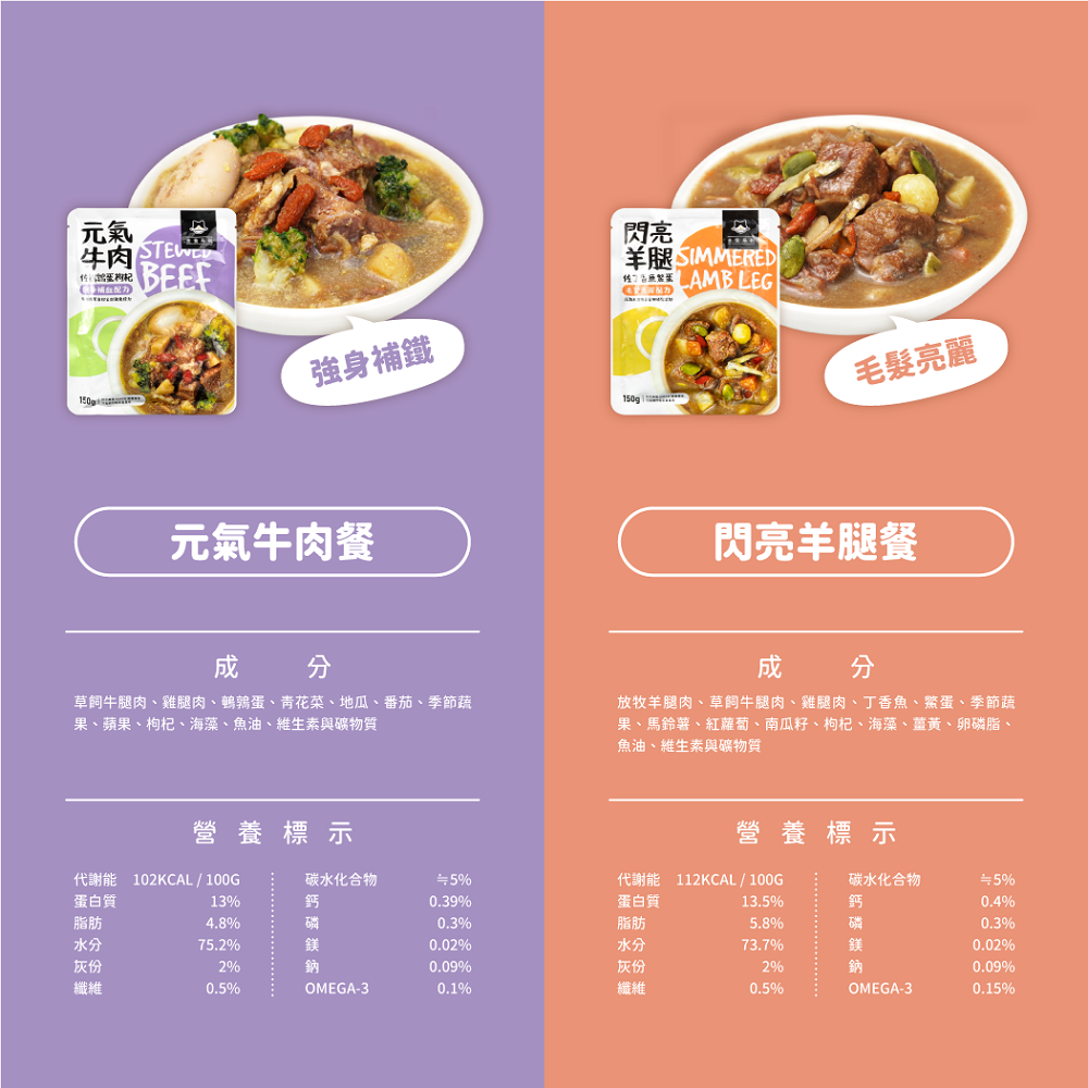 汪喵星球-狗主食餐包150g-牛, , large
