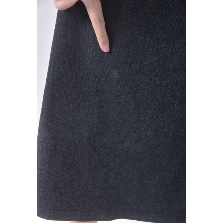 (3XL) cop copine丹寧牛仔質感藍色長裙二手衣, , large