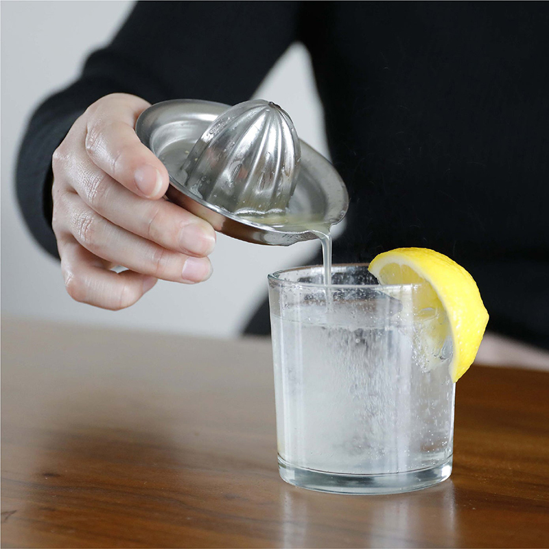 SMALL STAINLESS LEMON SQUEEZER, , large