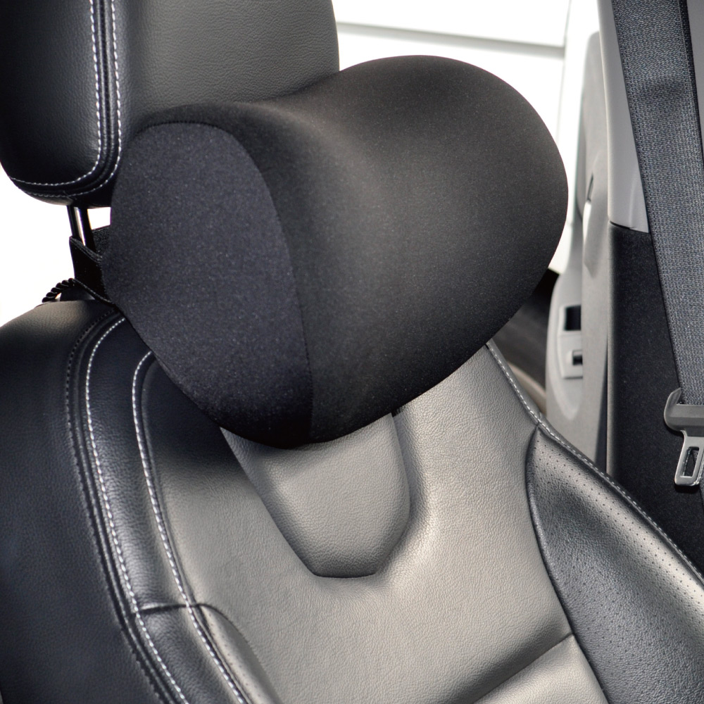 BOSITE Premium Space Memory Foam Car Neck Pillow - Ergonomic Headrest Support for Driving Comfort, , large