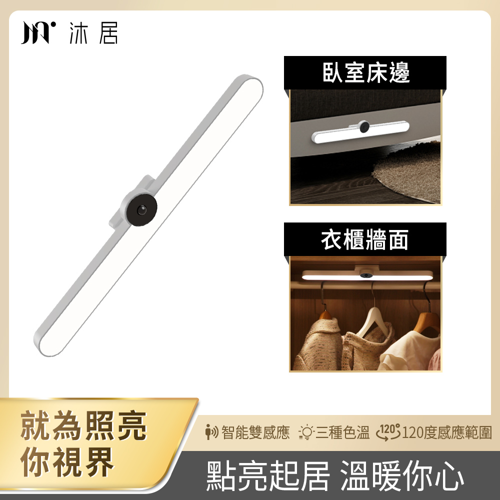 【muigic沐居】人體感應磁吸式護眼檯燈 VN008, , large