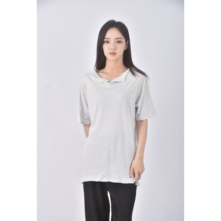 (S) uniqlo棉質灰色短袖上衣二手衣