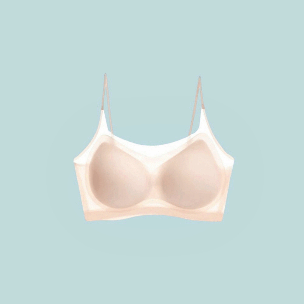 【A&R】升級版莫代爾冰絲萊卡涼感超薄細肩帶內衣 麥芽糖 - XL, , large