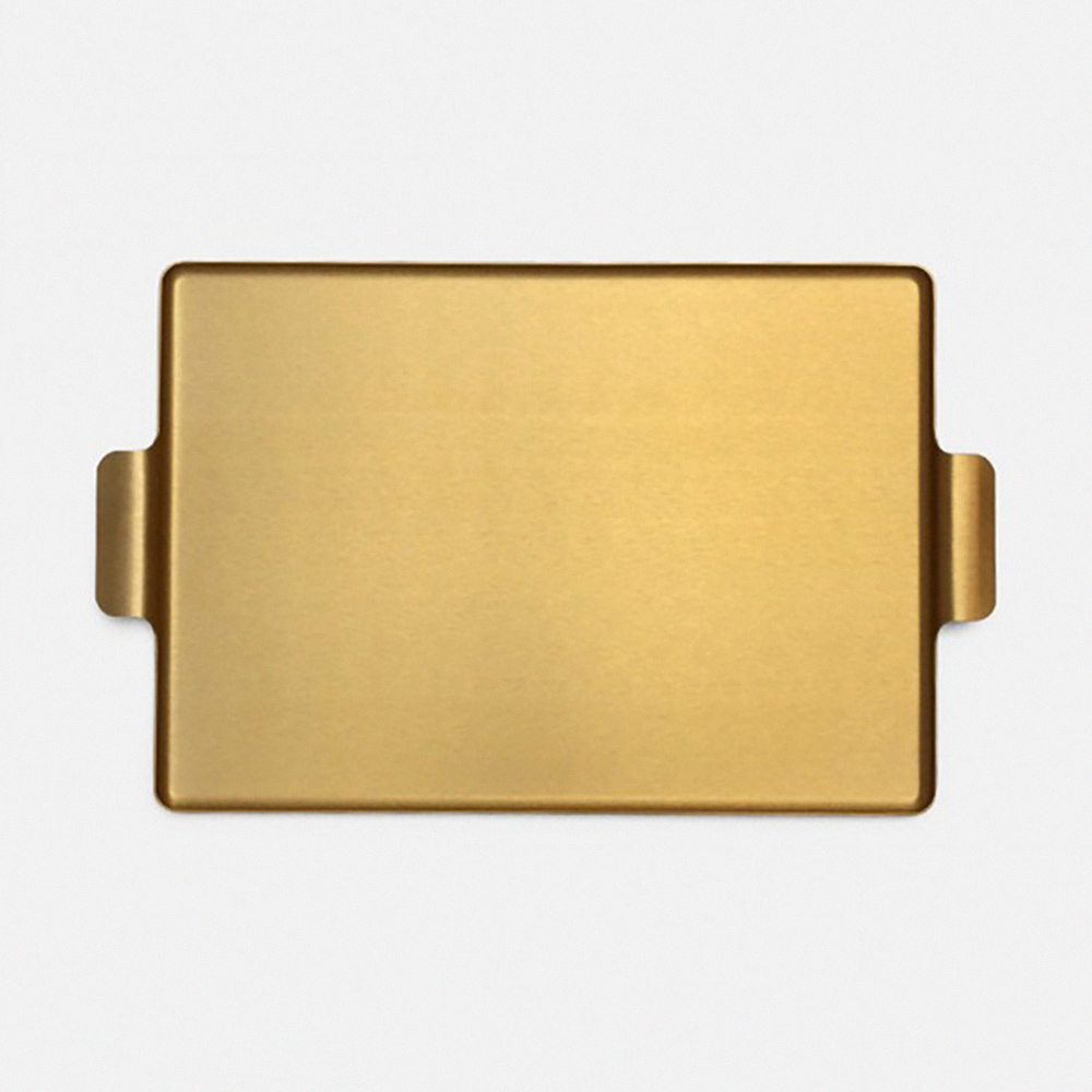 Kaymet-長方托盤-金-37x27.5cm, , large