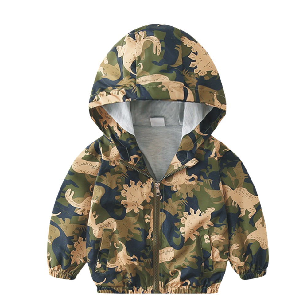 Hooded Windbreaker Jacket, , large