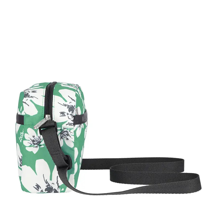 Lesportsac Daniella Crossbody 拉鍊斜背包 / 翠綠花園, , large