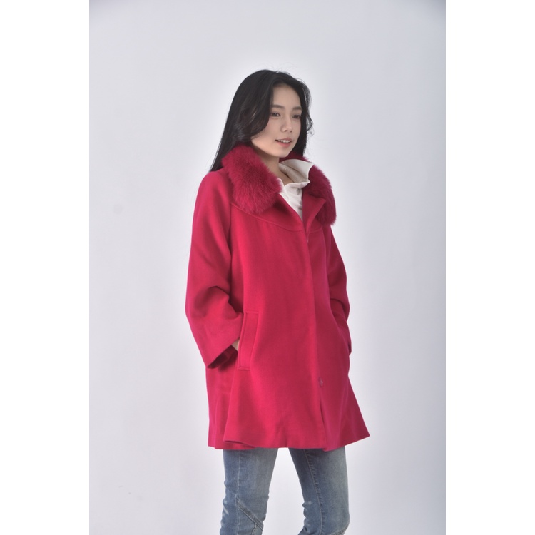 (S) 伊蕾iley質感桃粉色外套二手衣, , large