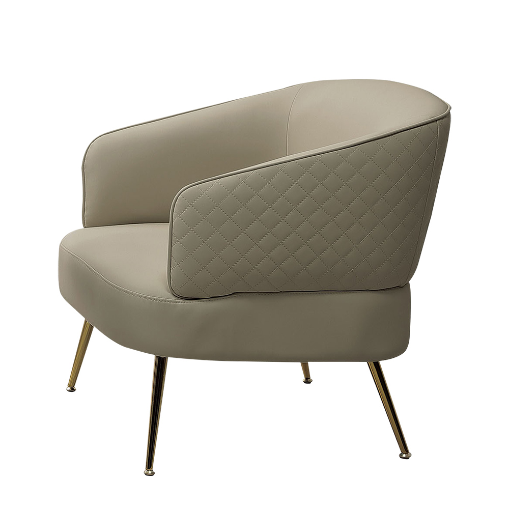 【Hampton 漢汀堡】密歐貓抓皮休閒椅-米, , large