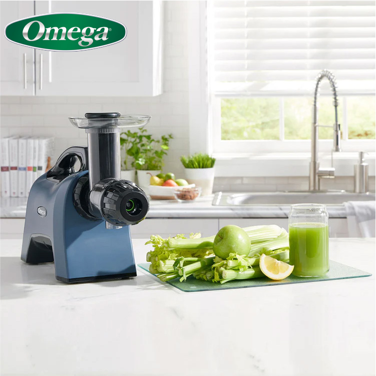 Omega Cold Press Masticating Horizontal Juicer MM1500BL13, , large