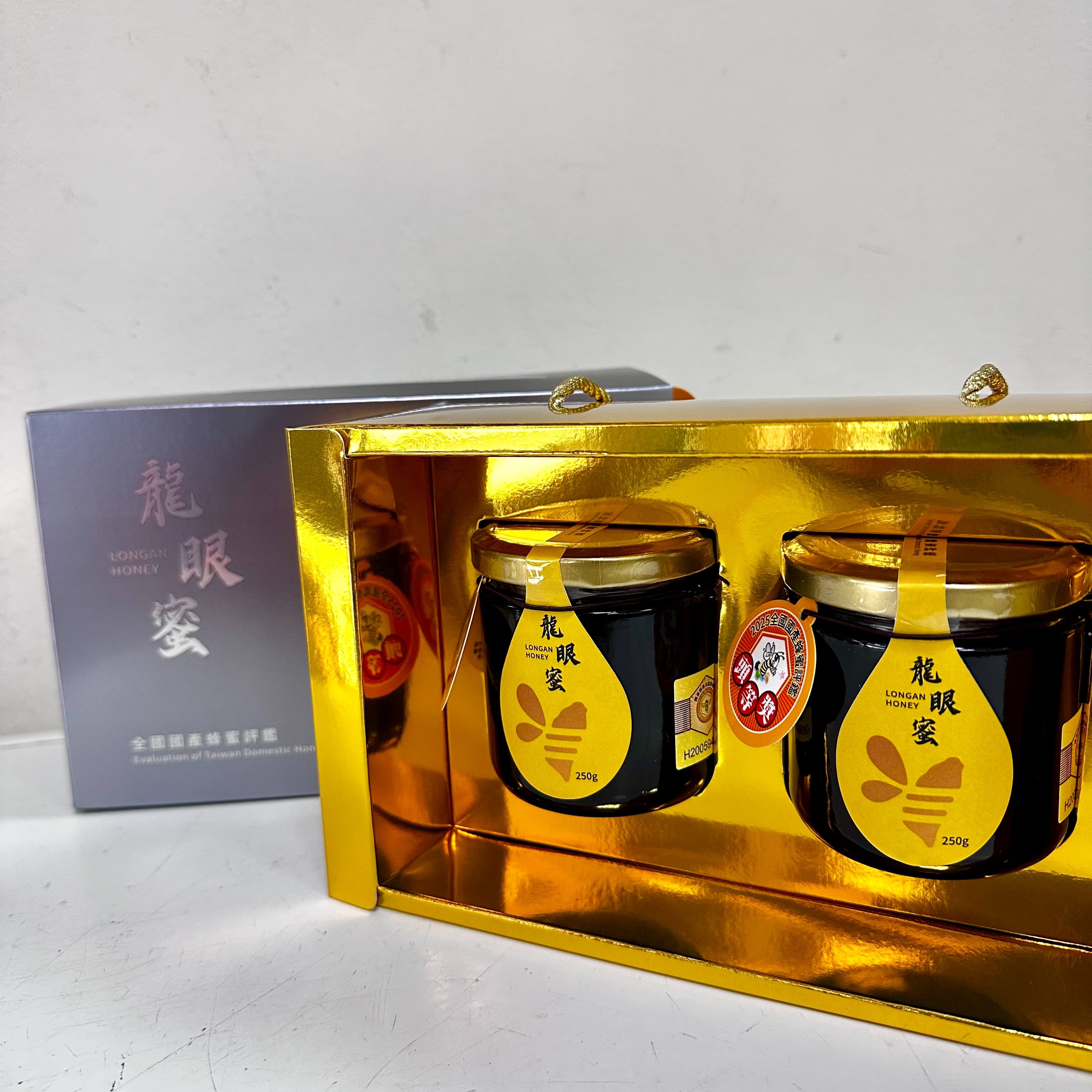 [皇廷] 全國龍眼蜜評鑑比賽頭等獎蜂蜜250g兩入組禮盒, , large
