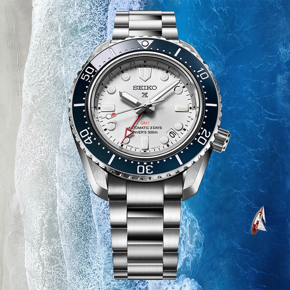 |預售|SEIKO 精工 Prospex 60週年 三日鍊 GMT潛水陶瓷機械錶 SPB519J1/6R54-00P0S, , large