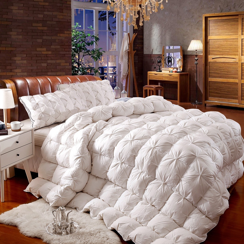 Hilton White Goose Down Comforter for Winter 180*220CM, , large