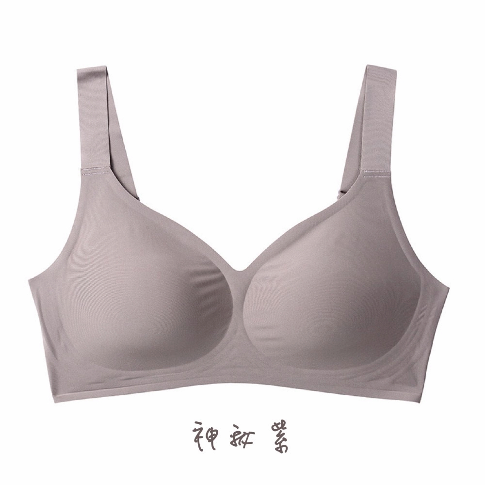 【A&R】歐式無痕美胸顯瘦大尺碼內衣 - 神秘紫,2XL(85EF/90BCD), , large