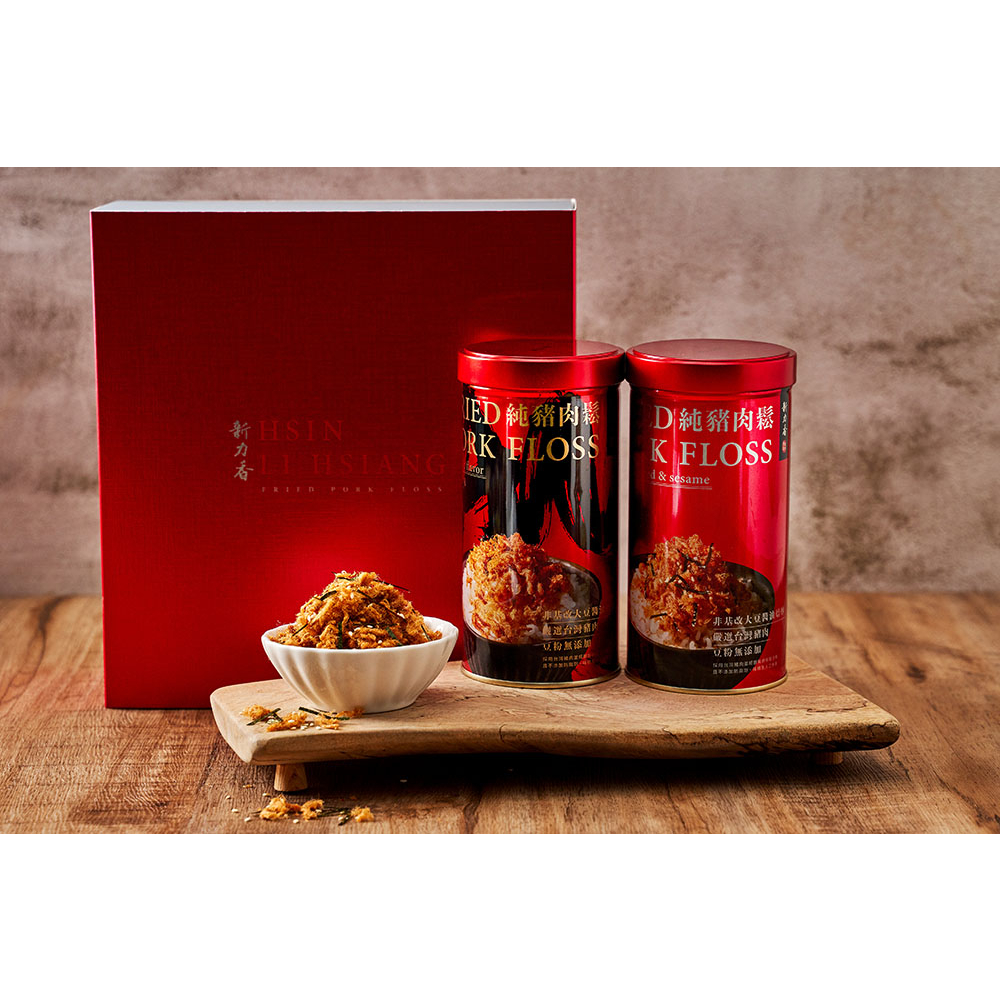 [ 媽媽的廚房 ] 純豬肉鬆禮盒 ( 附提袋 ), , large