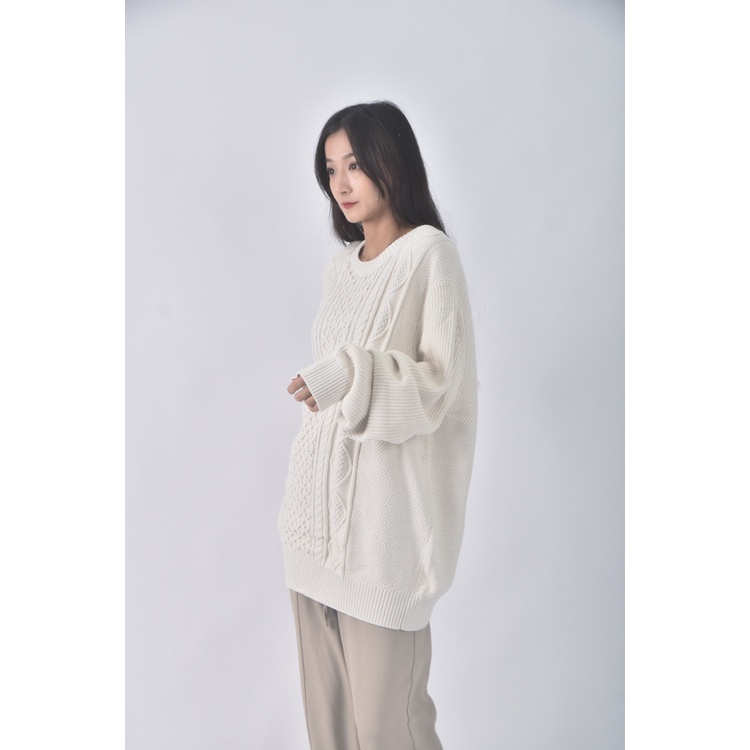 (XL) gap質感棉質圓領杏色長袖上衣二手衣, , large