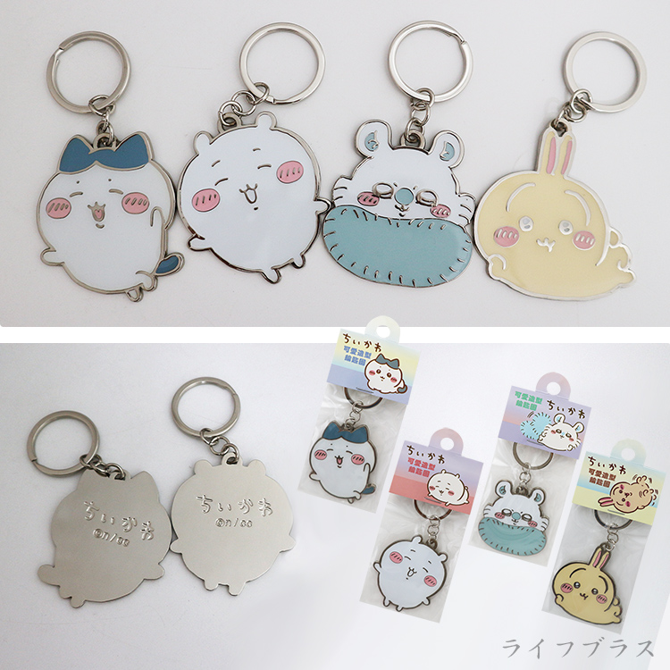 吉伊卡哇-可愛造型鑰匙圈-4入, , large