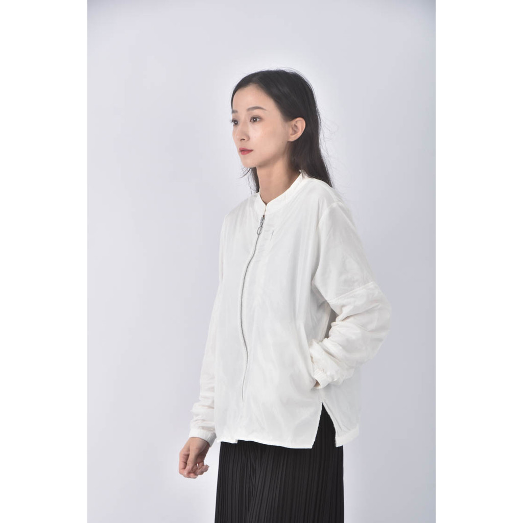 (L) 防風白色外套二手衣, , large