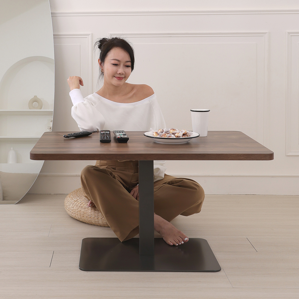 [KAKU] Pneumatic Height Adjustable Coffee Table, 松露棕, large