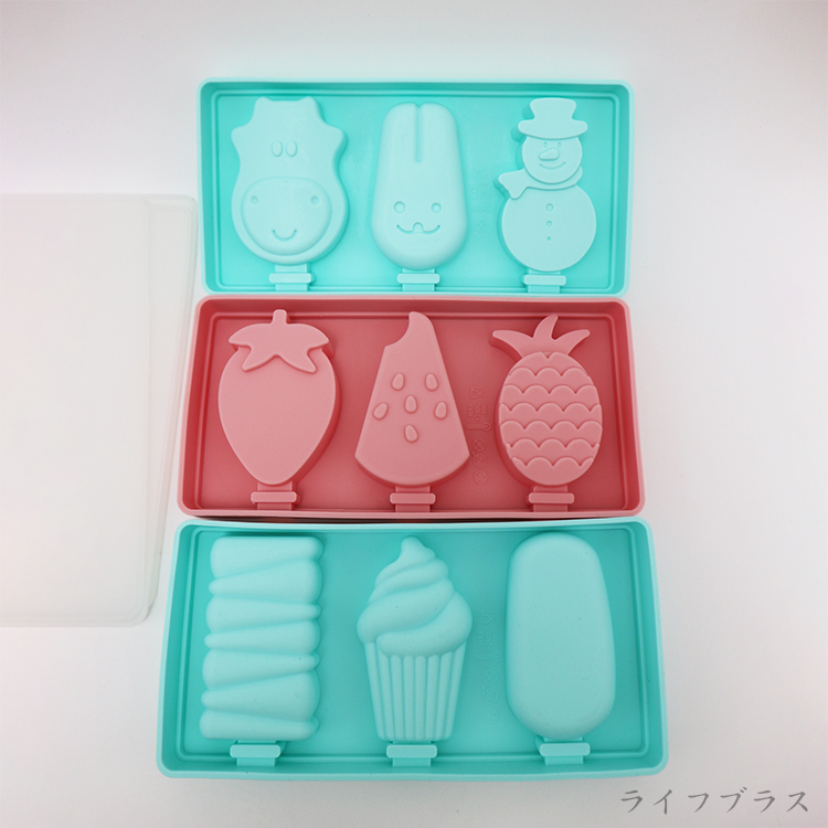 繽棒矽膠冰棒膜-3格-4入, , large