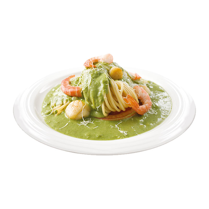 Baked Spaghetti With Pesto Sauce, , large