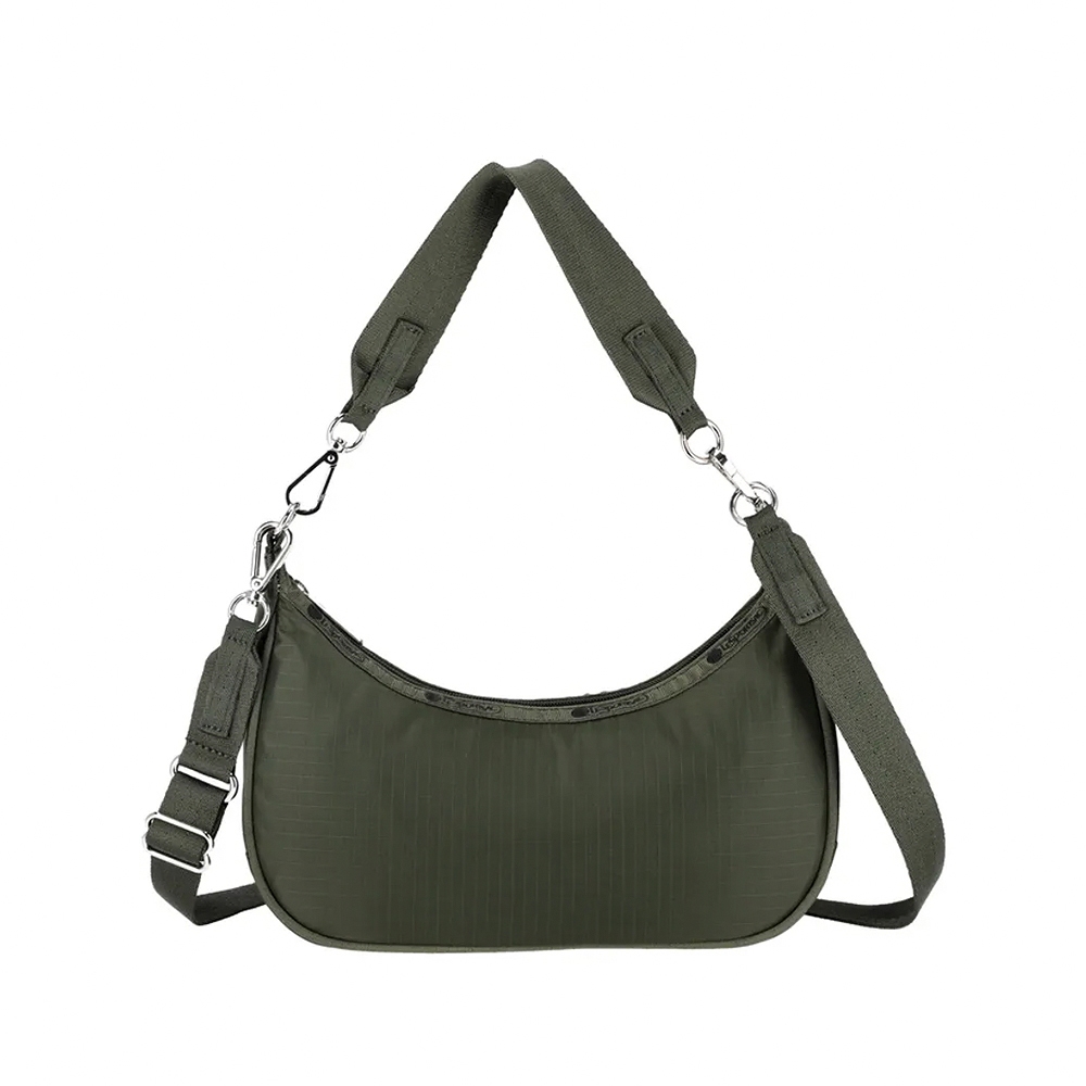 |快速出貨|Lesportsac SM Conv Hobo 手提肩背兩用側背包月亮包/ 橄欖綠, , large