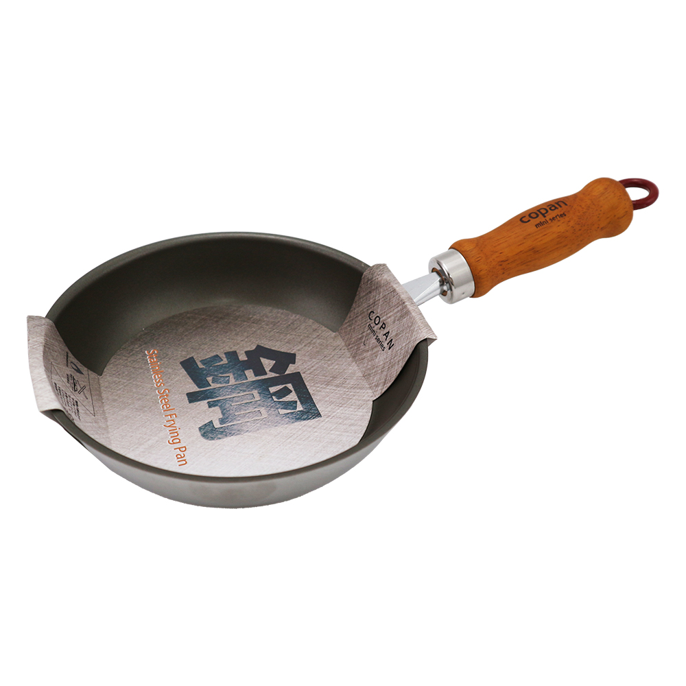 COPAN日式不鏽鋼迷妳平底鍋-16cm-1支, , large