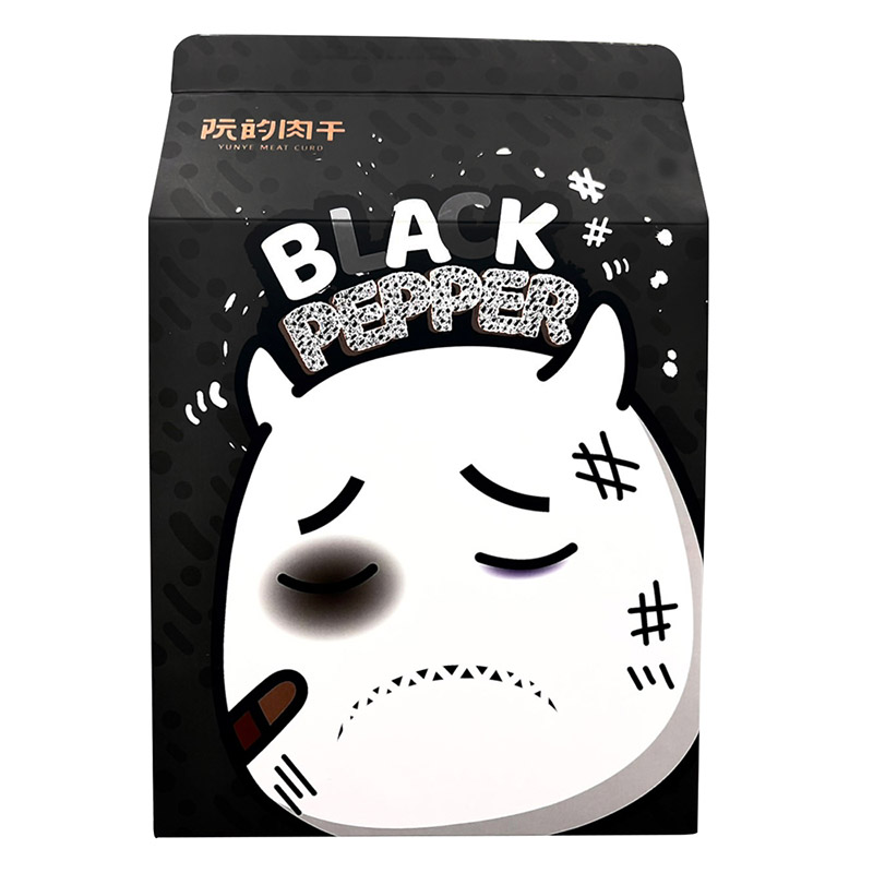 Thick roasted meat with black pepper, , large