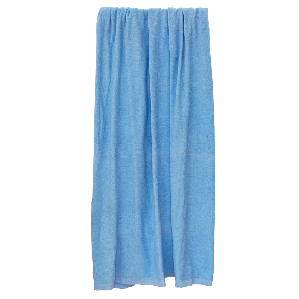 美容淺色毛巾被-20兩-120x210cm-藍色-1條